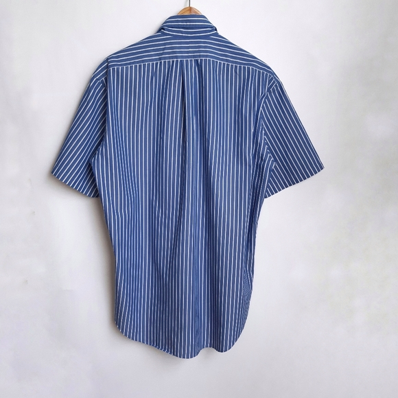 Vintage Ralph Lauren Golf Blake striped short-sleeved button down shirt - Picture 2 of 4